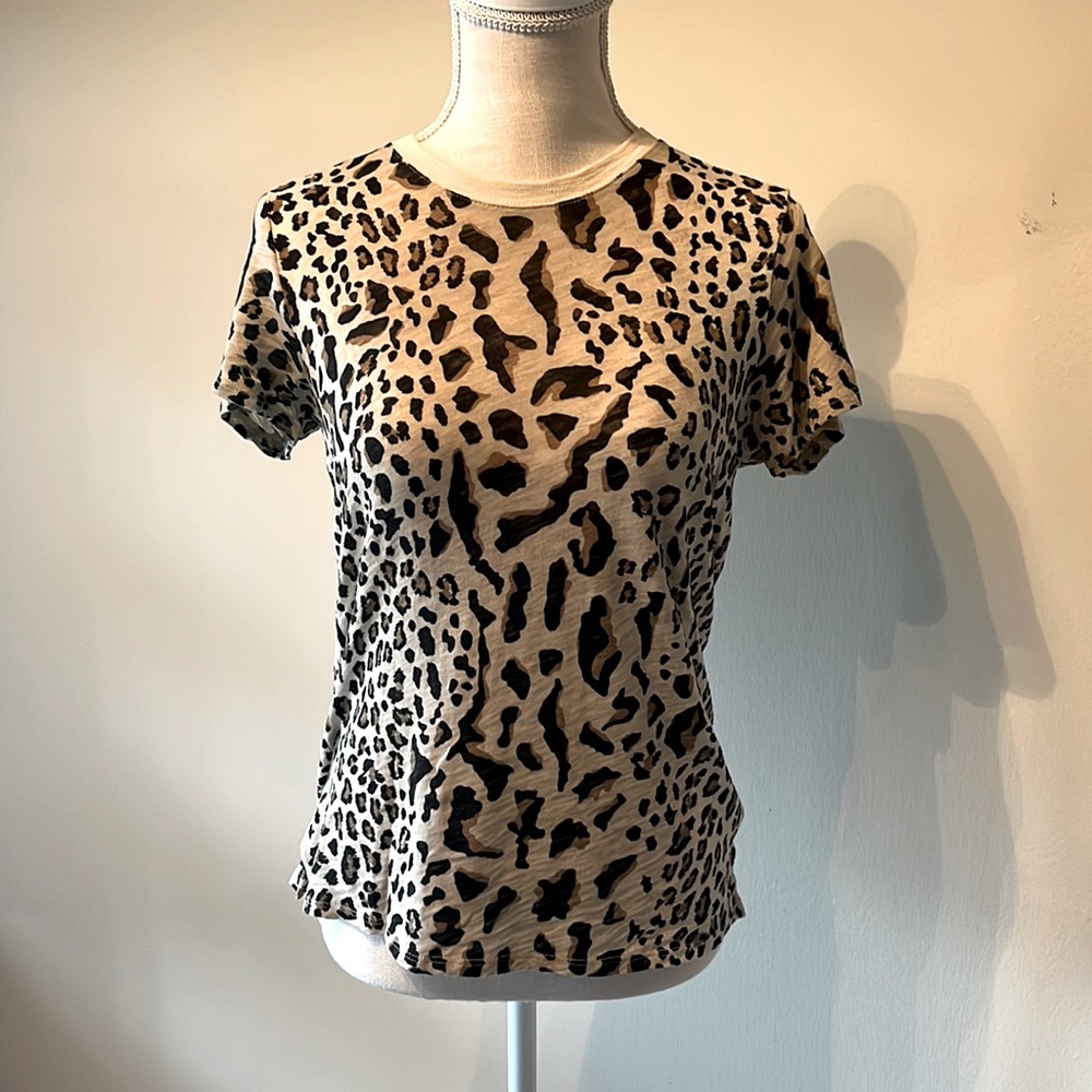 ATM leopard print tee